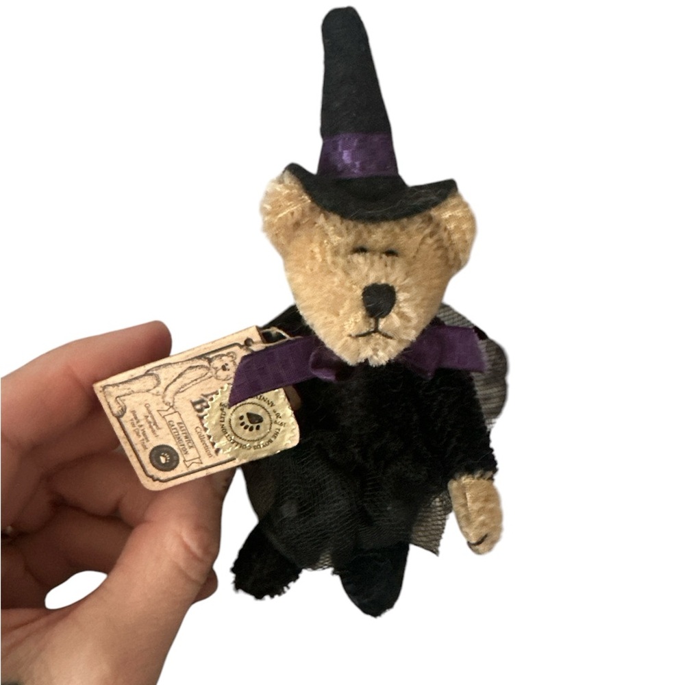 Vintage BOYDS BEARS Mini Mohair Eastwick Cattington Witch Halloween Plush Bear